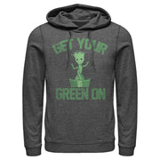 Men's Marvel St. Patrick's Day Get Your Groot On  Adult Pull Over Hoodie