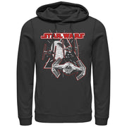 Men's Star Wars Death Star TIE Fighters  Adult Pull Over Hoodie