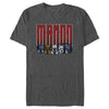 Men's Star Wars: The Mandalorian Mando Helmet Line  Adult T-Shirt