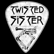 Men's Twisted Sister Guitar Pick Logo  Adult Pull Over Hoodie