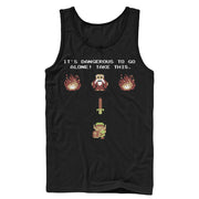 Men's Nintendo Legend of Zelda Take This  Adult Tank Top