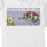 Men's SpongeBob SquarePants Creation of the Fry Cook  Adult T-Shirt