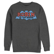 Men's Batman Logo Boy Wonder Robin  Adult Sweatshirt