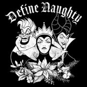 Men's Disney Villains Define Naughty  Adult T-Shirt