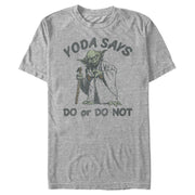 Men's Star Wars Yoda Says Do or Do Not  Adult T-Shirt