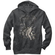 Men's Star Wars Classic Poster  Adult Pull Over Hoodie