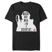 Men's Ghostbusters Venkman Back Off I'm A Scientist  Adult T-Shirt