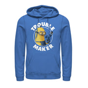 Men's Despicable Me Minion Trouble Maker  Adult Pull Over Hoodie