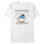 Men's Tootsie Pop Mr. Owl It's What's Inside That Counts  Adult T-Shirt