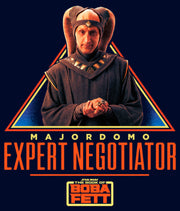 Men's Star Wars: The Book of Boba Fett Majordomo Expert Negotiator  Adult Sweatshirt