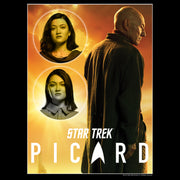 Men's Star Trek: Picard Character Poster  Adult T-Shirt