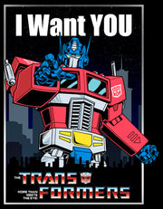 Men's Transformers Optimus Prime Wants You  Adult T-Shirt