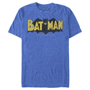 Men's Batman Logo Vintage  Adult T-Shirt