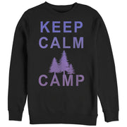 Women's CHIN UP Keep Calm Camp  Adult Sweatshirt