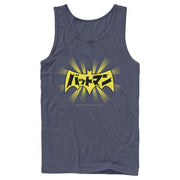 Men's Batman Logo Kanji Characters  Adult Tank Top