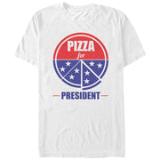 Men's Lost Gods Pizza for President  Adult T-Shirt