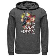 Men's Marvel Captain Marvel Know Your Power  Adult Pull Over Hoodie