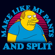 Men's The Simpsons Make Like my Pants and Split  Adult T-Shirt