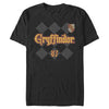 Men's Harry Potter Gryffindor Argyle Print  Adult T-Shirt