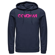 Men's Batman Catwoman Logo  Adult Pull Over Hoodie