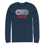 Men's Nintendo SNES Controller  Adult Long Sleeve Shirt