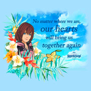 Men's Kingdom Hearts 3 Our Hearts Will Bring Us Together Again  Adult T-Shirt