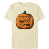 Men's Marvel Halloween Classic Logo Pumpkin  Adult T-Shirt