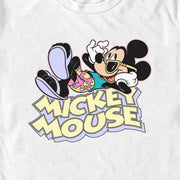 Men's Mickey & Friends Retro 80s Vacation Mickey  Adult T-Shirt