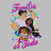 Men's Encanto Mirabel, Luisa and Isabela Familia es Todo  Adult T-Shirt