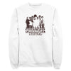 Men's Stranger Things Group Shot and Flaming Logo  Adult Sweatshirt