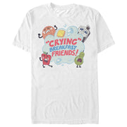 Men's Steven Universe Crying Breakfast Friends  Adult T-Shirt