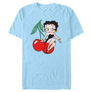 Men's Betty Boop Cherries Betty  Adult T-Shirt