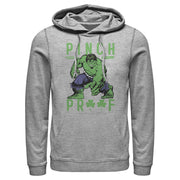 Men's Marvel St. Patrick's Day Pinch Proof Clover Hulk  Adult Pull Over Hoodie