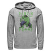 Men's Marvel St. Patrick's Day Pinch Proof Clover Hulk  Adult Pull Over Hoodie