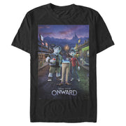 Men's Onward Family Poster  Adult T-Shirt