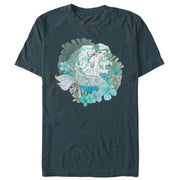 Men's The Little Mermaid Underwater Princess  Adult T-Shirt