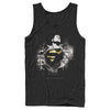 Men's Superman Hero Graffiti Print  Adult Tank Top