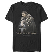 Men's Game of Thrones Stark Knows Winter  Adult T-Shirt