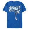 Men's Power Rangers Blue Ranger High Kick  Adult T-Shirt