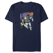 Men's Lightyear Buzz and Sox Protecting The Galaxy  Adult T-Shirt