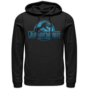 Men's Jurassic World Water Ripple Logo  Adult Pull Over Hoodie