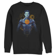 Men's Marvel Eternals Ikaris Circles  Adult Sweatshirt