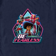 Men's Transformers: EarthSpark Be Fearless Badge  Adult T-Shirt