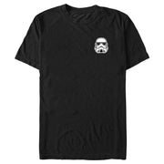 Men's Star Wars Embroidered Stormtrooper Helmet  Adult T-Shirt