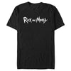 Men's Rick And Morty White Logo  Adult T-Shirt