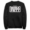 Men's Star Wars: The Book of Boba Fett White Logo  Adult Sweatshirt