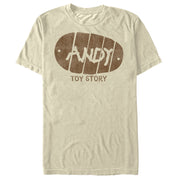 Men's Toy Story Andy Handwriting  Adult T-Shirt