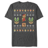 Men's Nintendo Ugly Christmas Mario Question  Adult T-Shirt