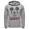 Men's Mickey & Friends Mickey Mouse Retro Headshot  Adult Pull Over Hoodie