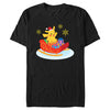 Men's Pokemon Christmas Pikachu Sleigh  Adult T-Shirt